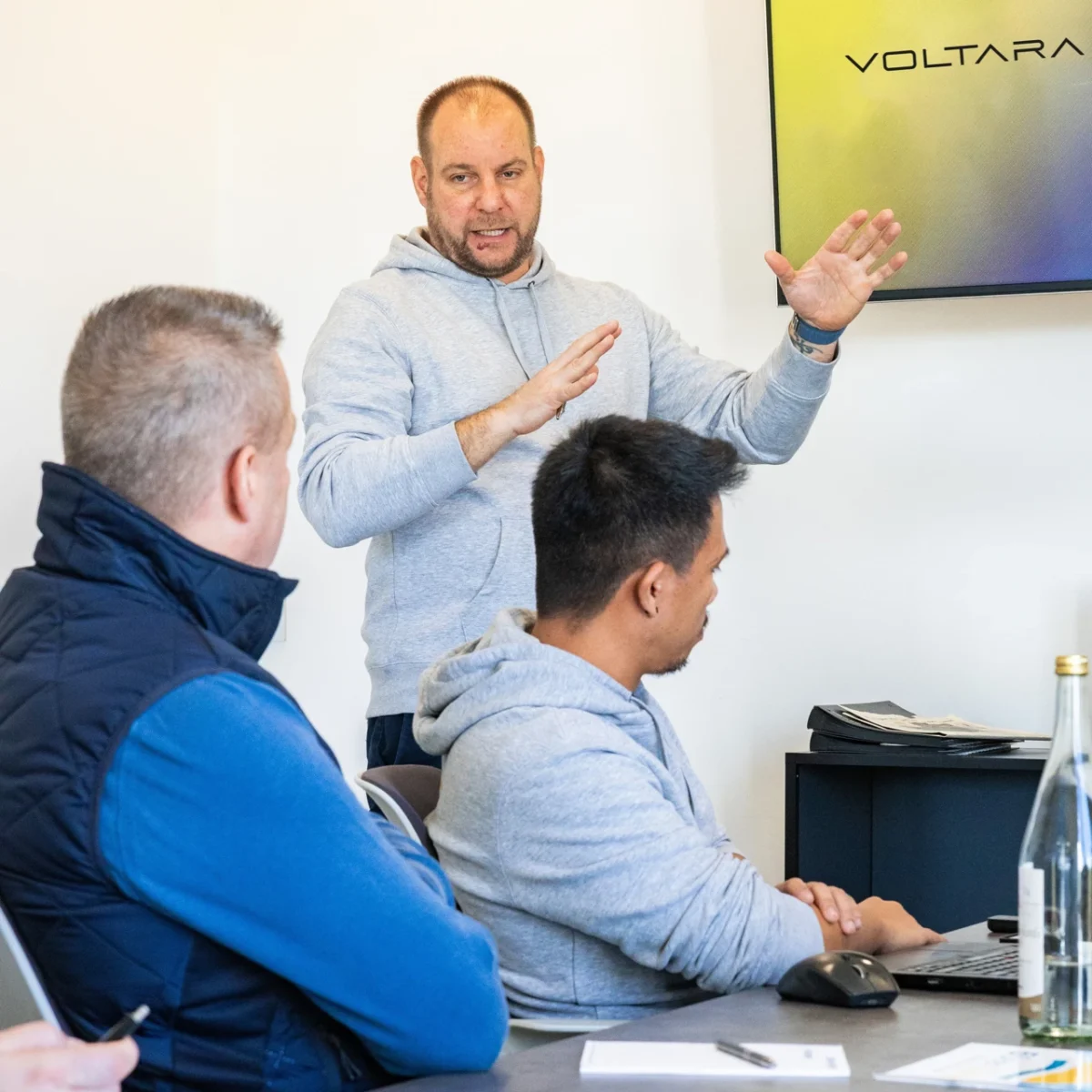 Teambesprechung bei 5 Seen Solar in Herrsching am Ammersee